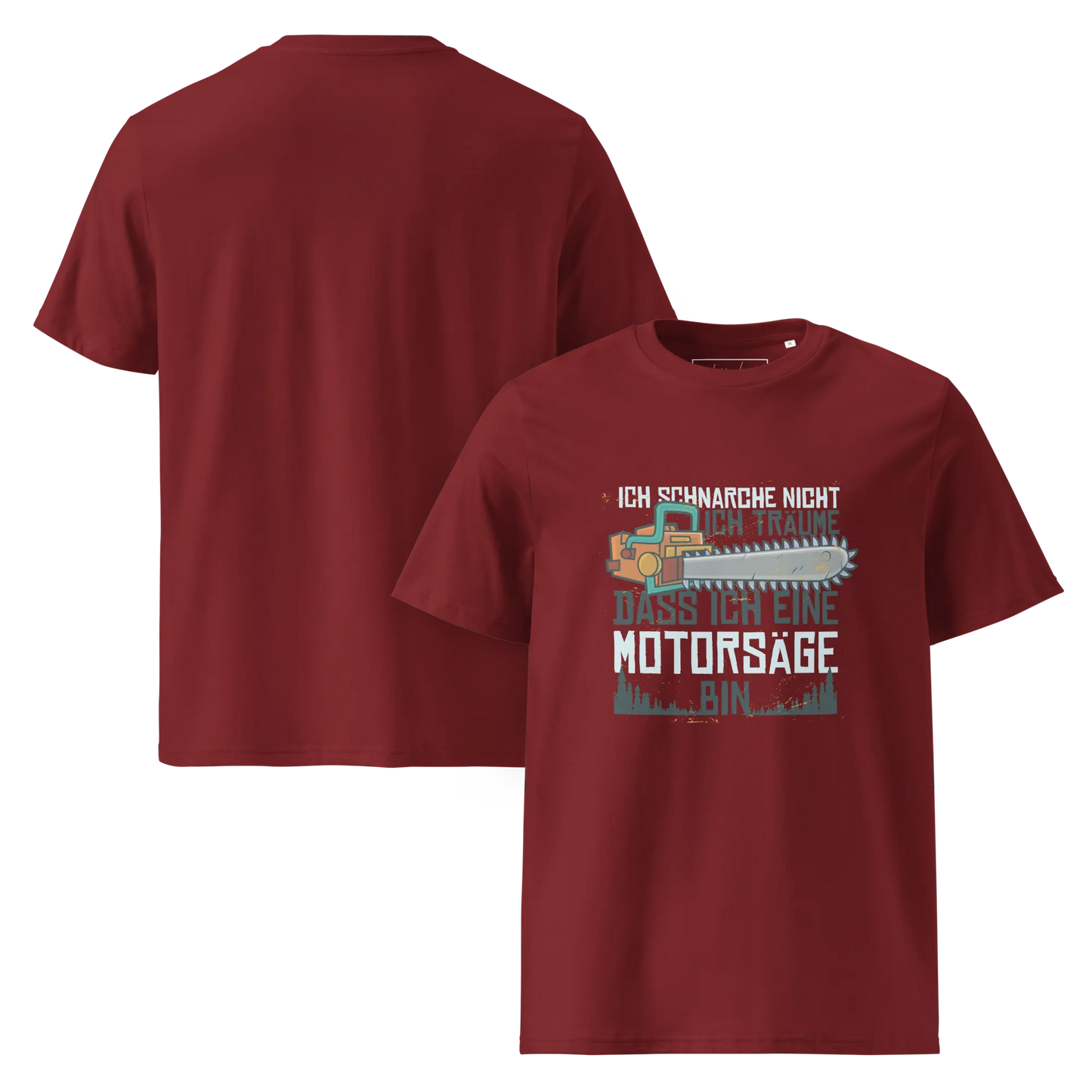 Snore Like a Saw – Lustiges Bio-Schlafshirt