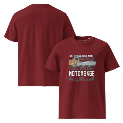 Snore Like a Saw – Lustiges Bio-Schlafshirt