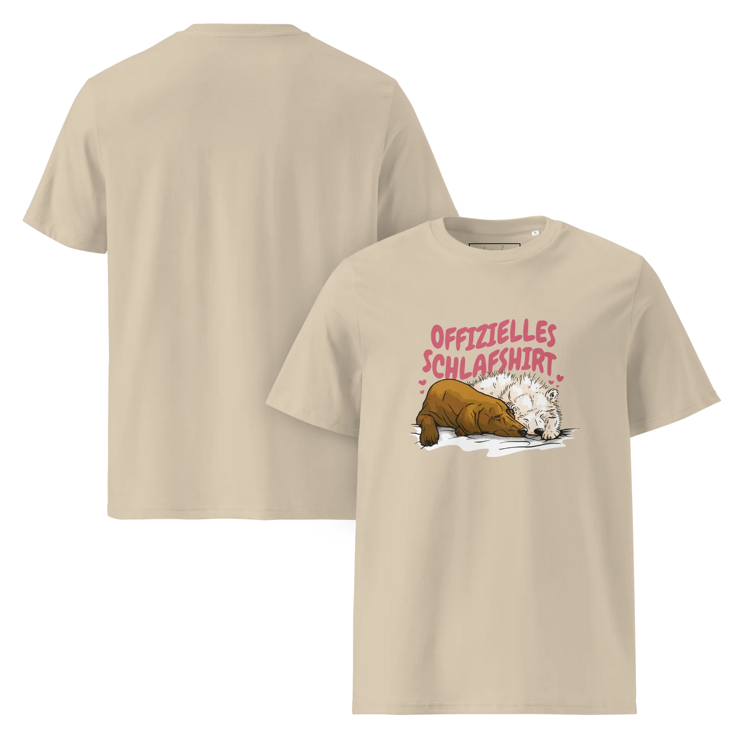 Schlafshirt Two Dog – Bio-Baumwolle für Hundeliebhaber