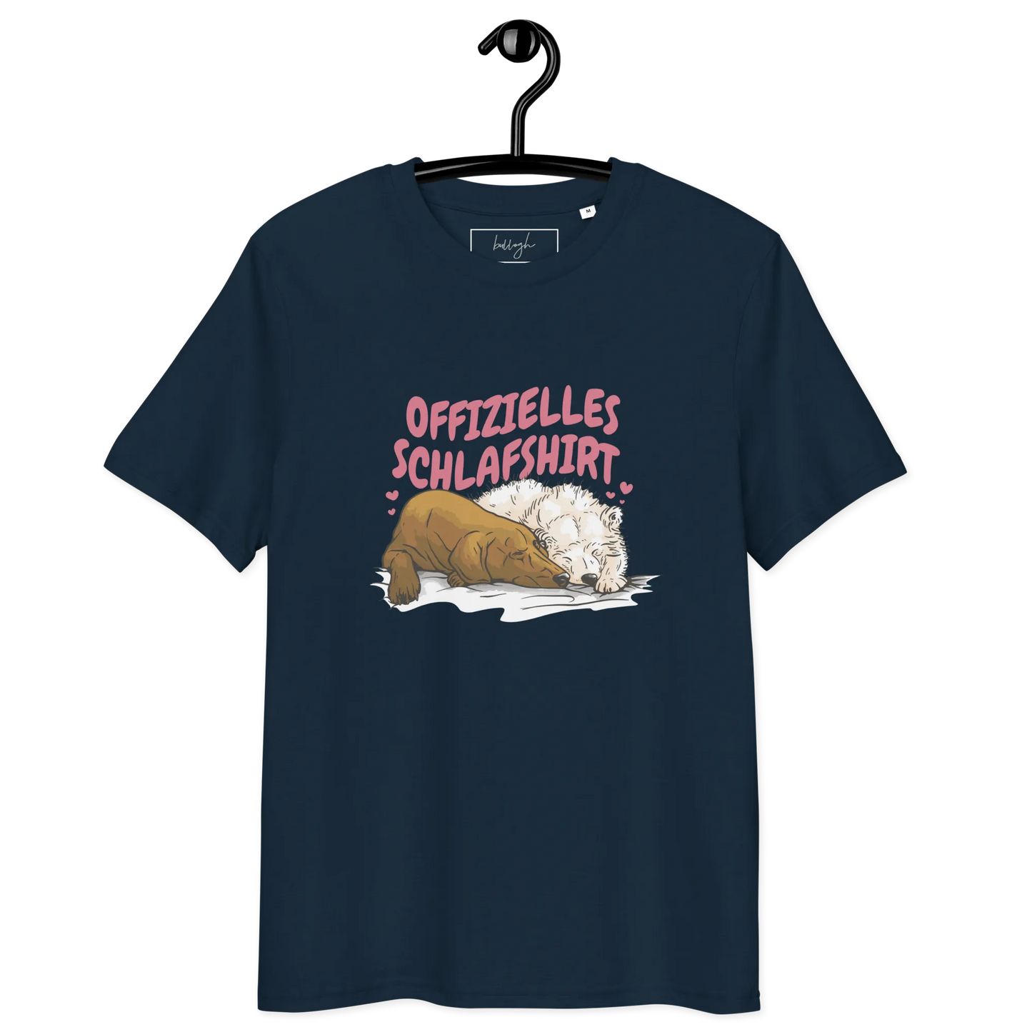 Schlafshirt Two Dog – Bio-Baumwolle für Hundeliebhaber