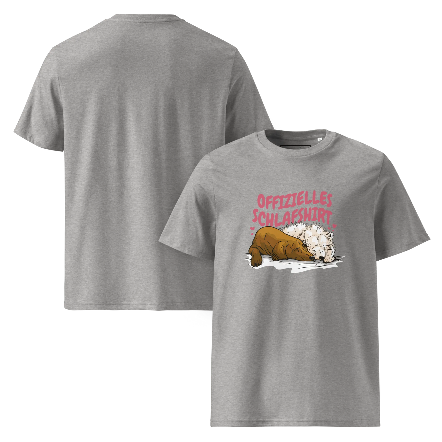 Schlafshirt Two Dog – Bio-Baumwolle für Hundeliebhaber