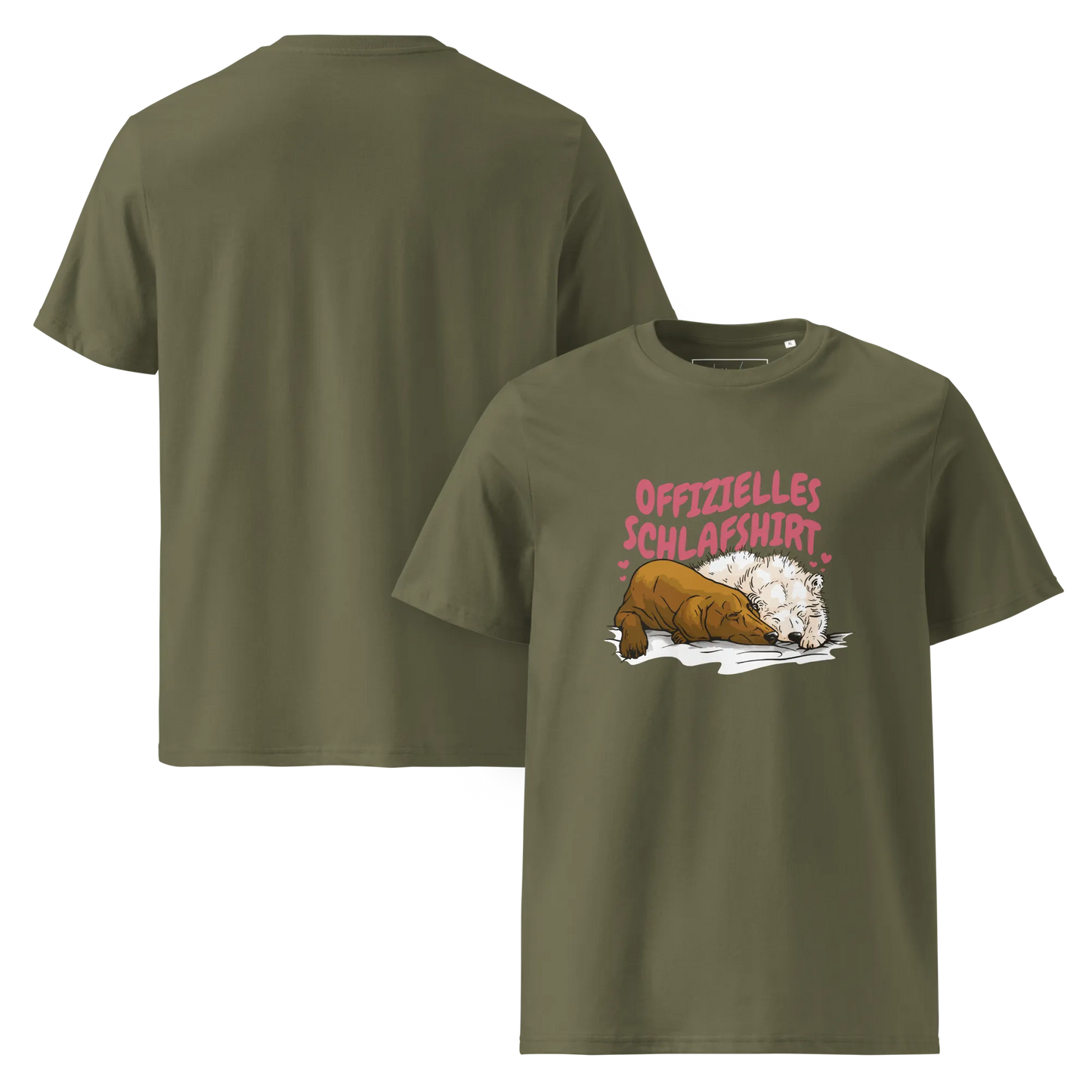 Schlafshirt Two Dog – Bio-Baumwolle für Hundeliebhaber