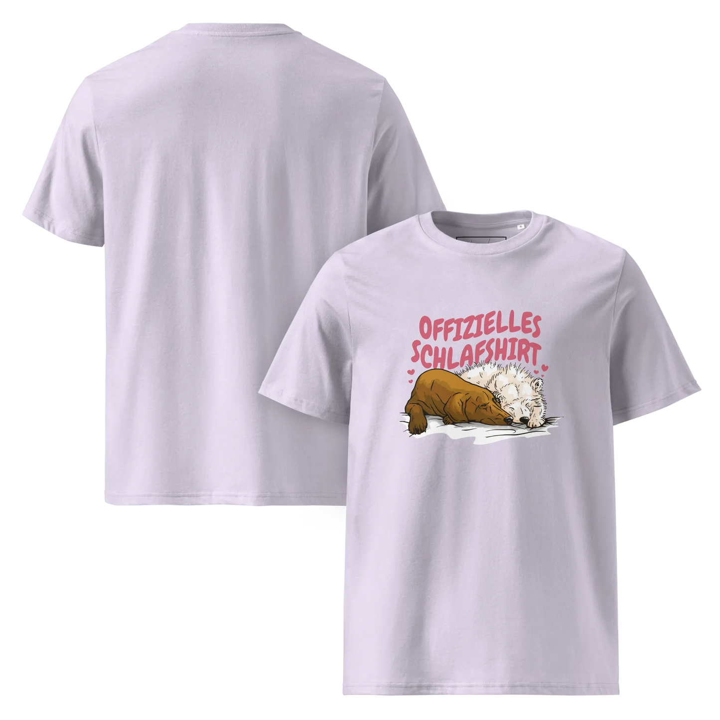 Schlafshirt Two Dog – Bio-Baumwolle für Hundeliebhaber