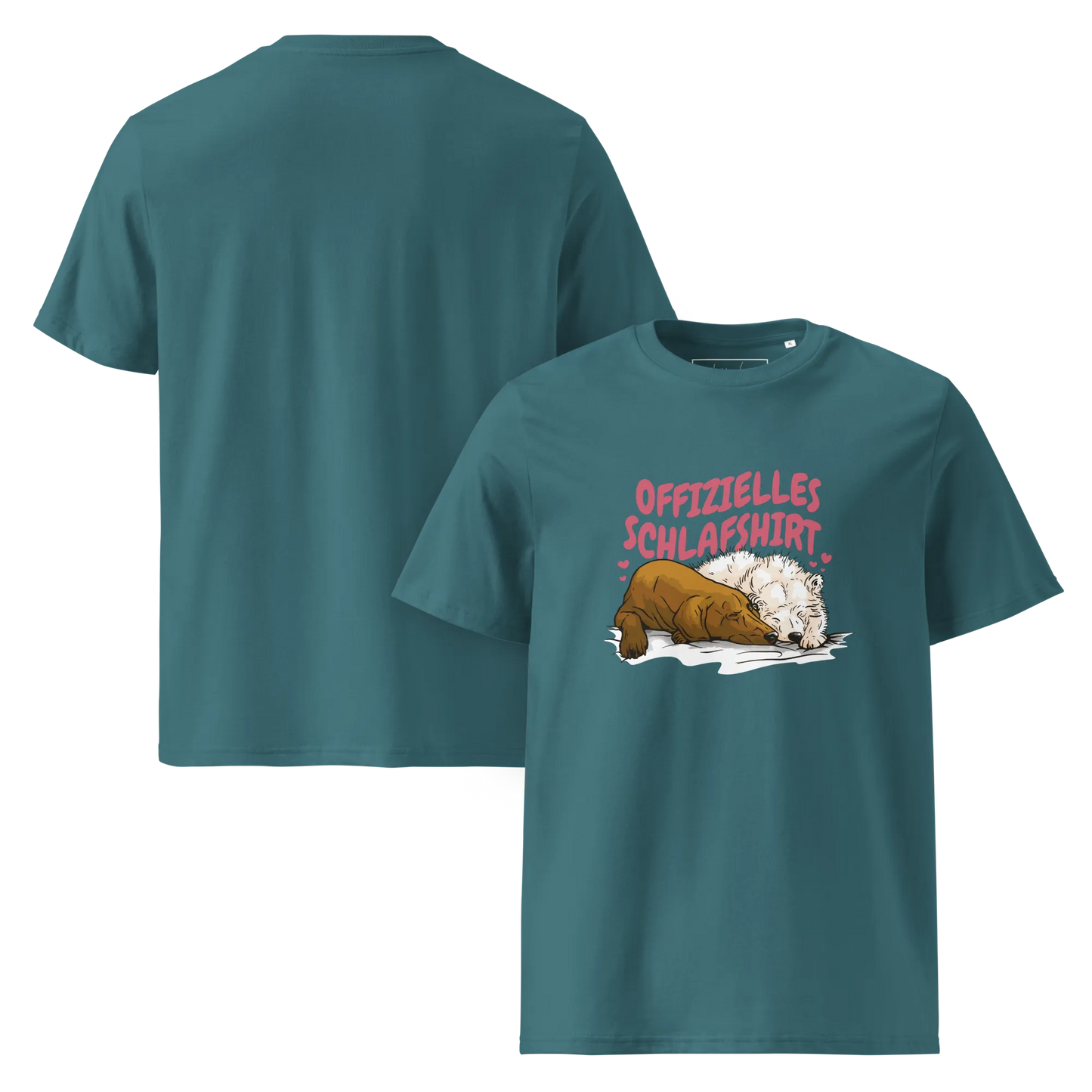 Schlafshirt Two Dog – Bio-Baumwolle für Hundeliebhaber