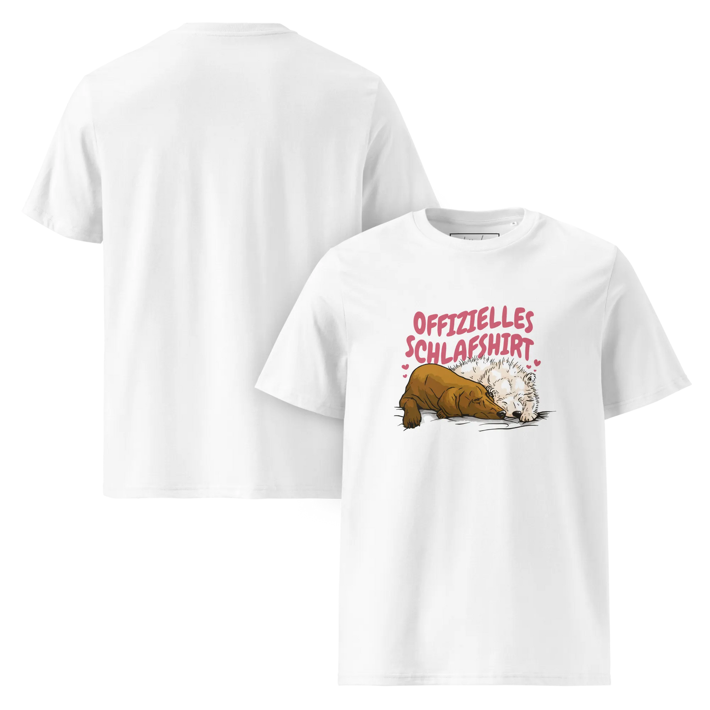 Schlafshirt Two Dog – Bio-Baumwolle für Hundeliebhaber