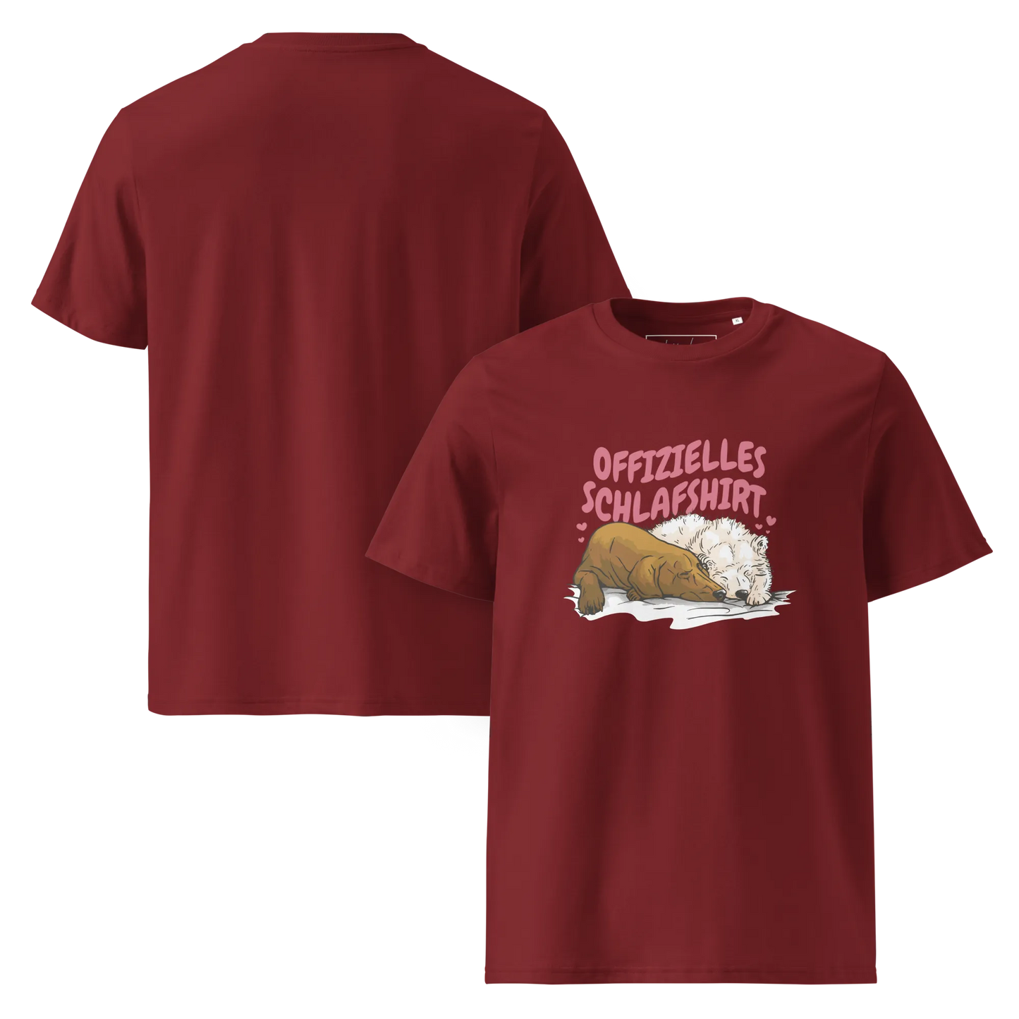Schlafshirt Two Dog – Bio-Baumwolle für Hundeliebhaber