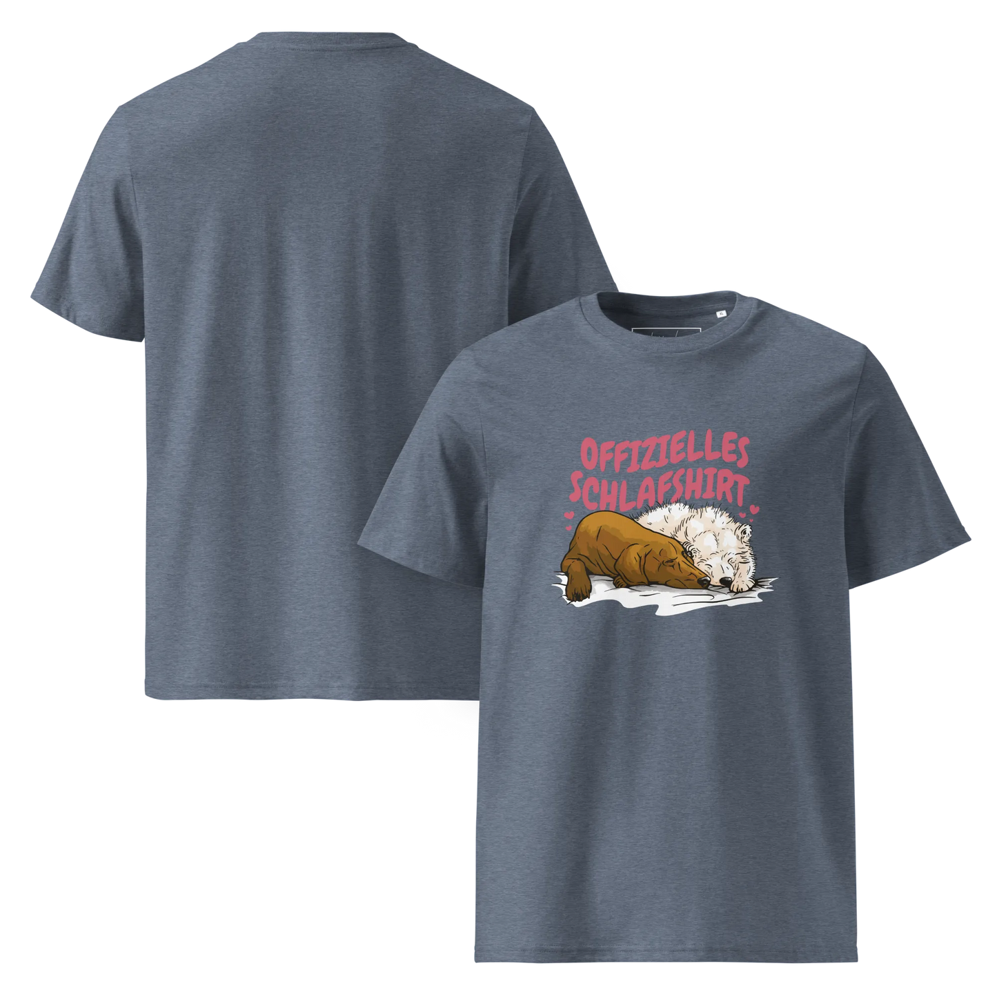 Schlafshirt Two Dog – Bio-Baumwolle für Hundeliebhaber