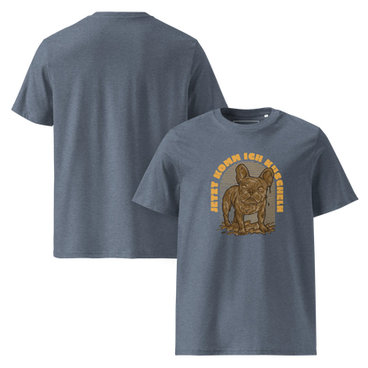 Frenchie will Kuscheln – T-Shirt aus Bio Baumwolle