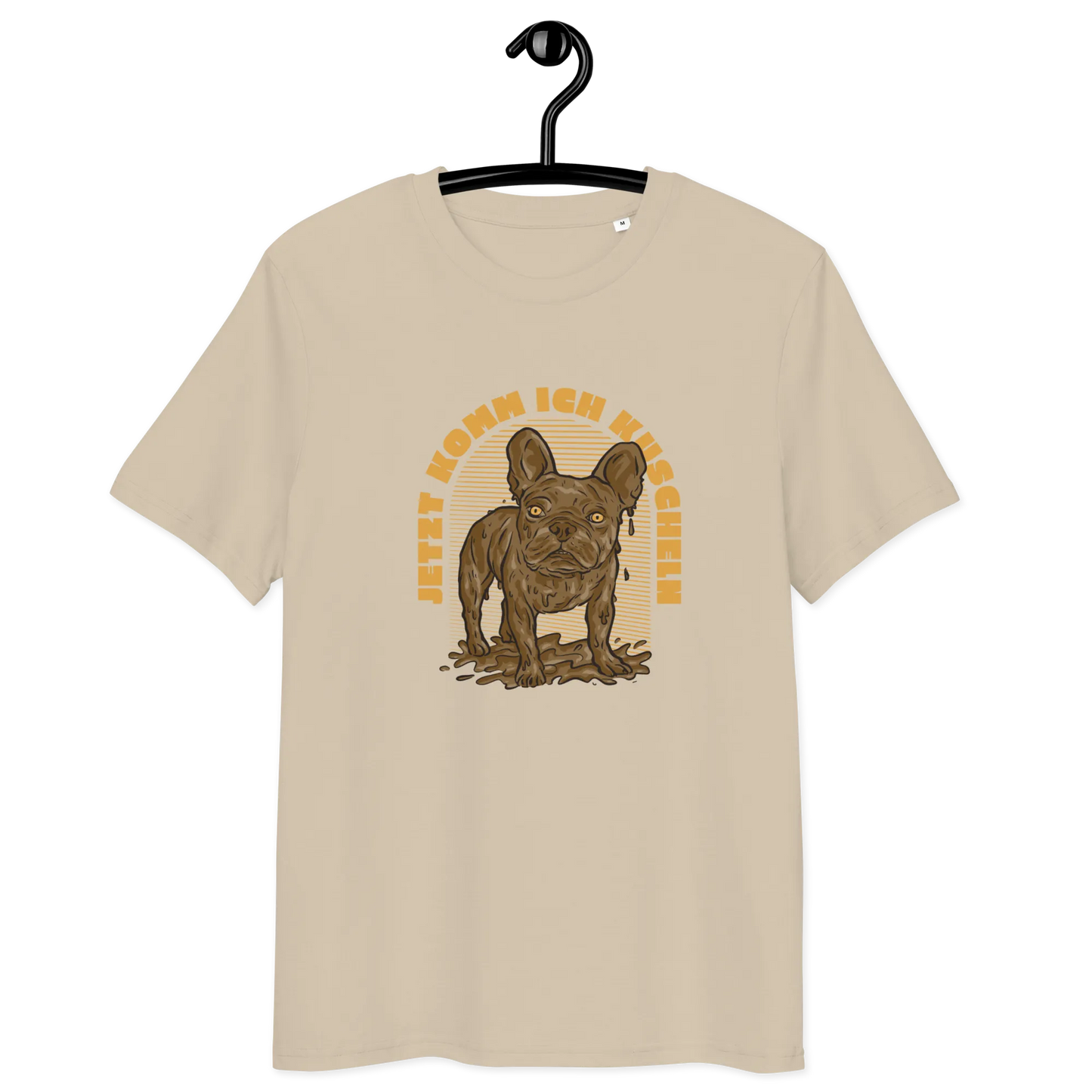 Frenchie will Kuscheln – T-Shirt aus Bio Baumwolle