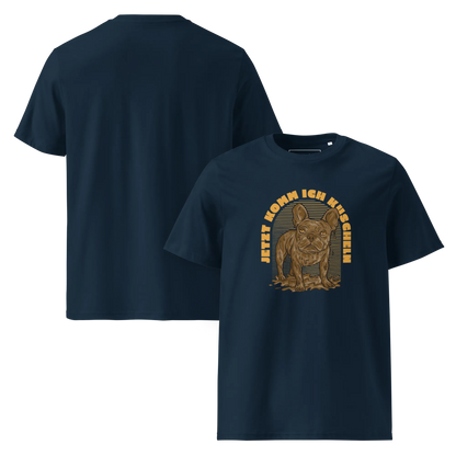 Frenchie will Kuscheln – T-Shirt aus Bio Baumwolle