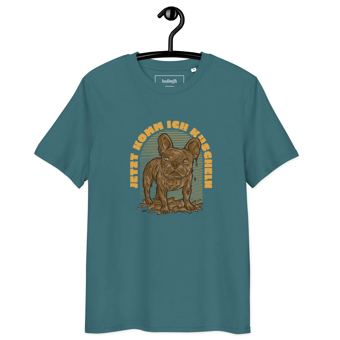 Frenchie will Kuscheln – T-Shirt aus Bio Baumwolle