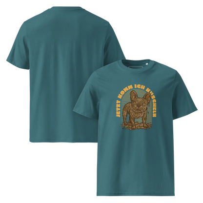 Frenchie will Kuscheln – T-Shirt aus Bio Baumwolle