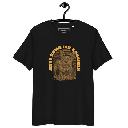 Frenchie will Kuscheln – T-Shirt aus Bio Baumwolle