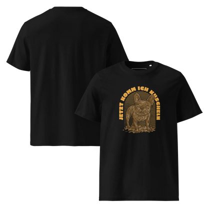 Frenchie will Kuscheln – T-Shirt aus Bio Baumwolle