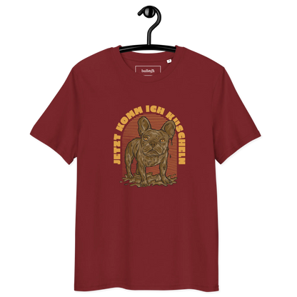 Frenchie will Kuscheln – T-Shirt aus Bio Baumwolle