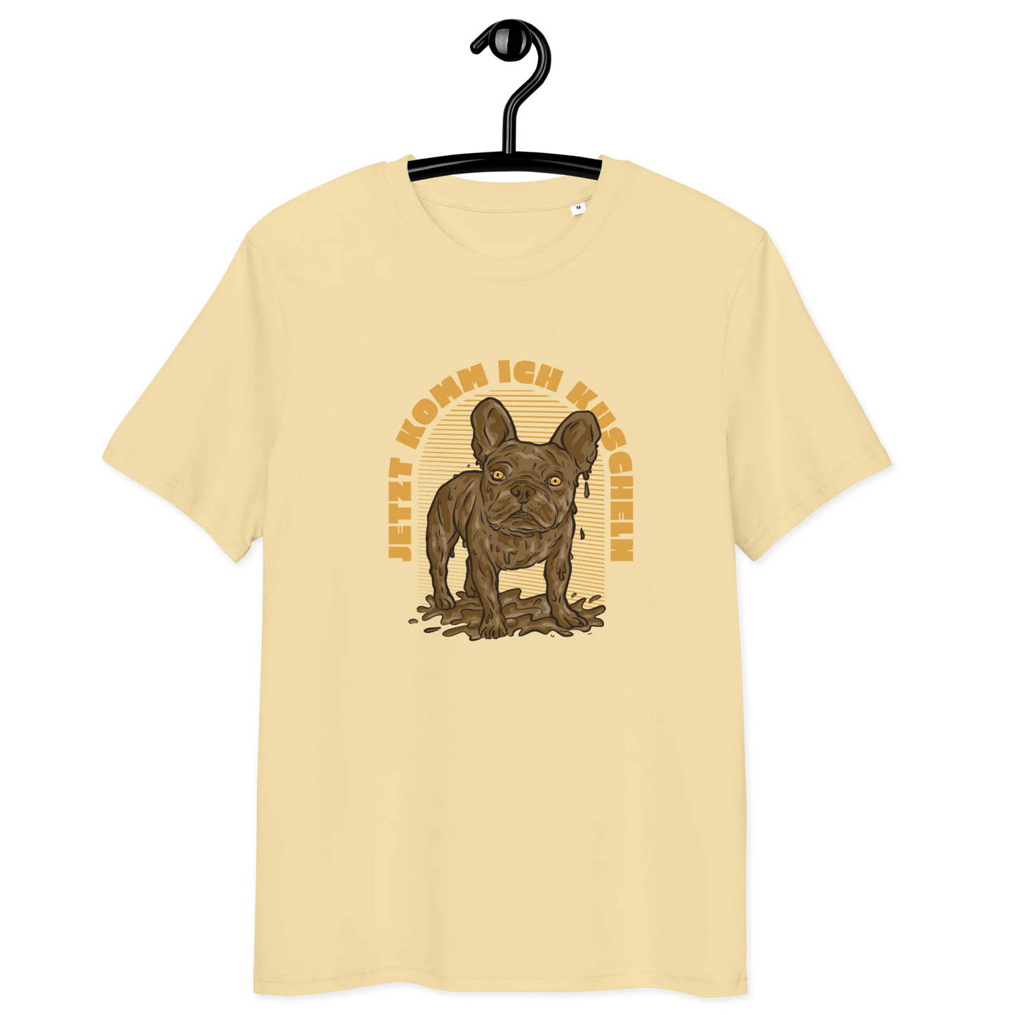 Frenchie will Kuscheln – T-Shirt aus Bio Baumwolle