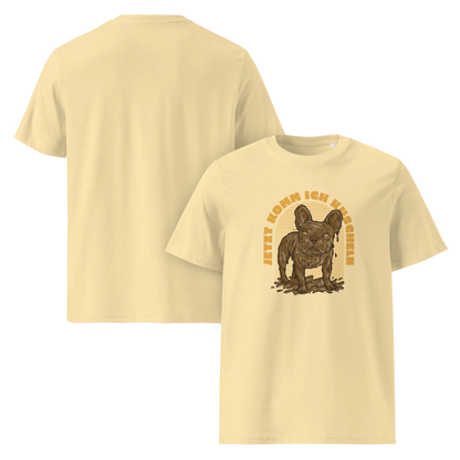 Frenchie will Kuscheln – T-Shirt aus Bio Baumwolle