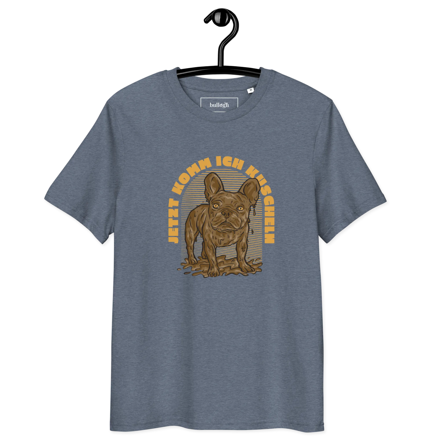 Frenchie will Kuscheln – T-Shirt aus Bio Baumwolle