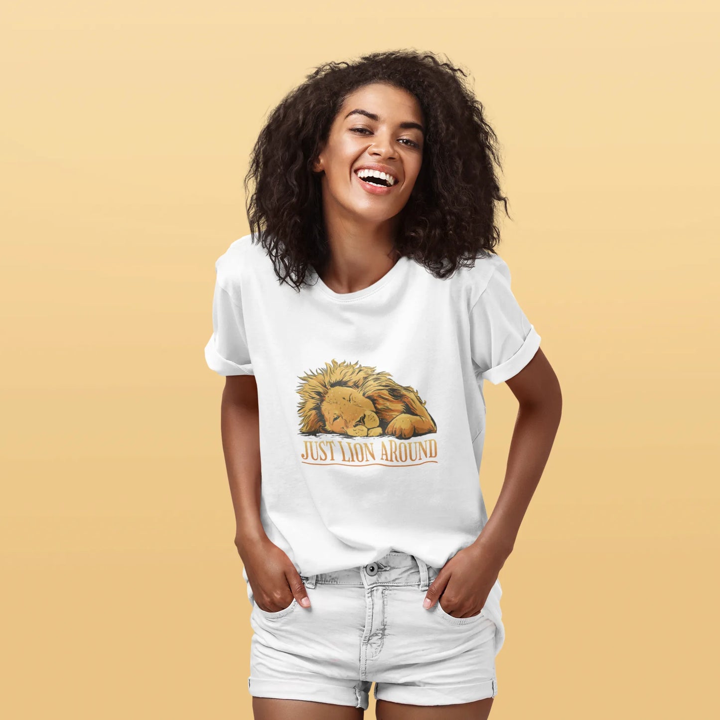 Just Lion Around – Löwen Bio-Schlafshirt für Langschläfer