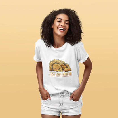 Just Lion Around – Löwen Bio-Schlafshirt für Langschläfer