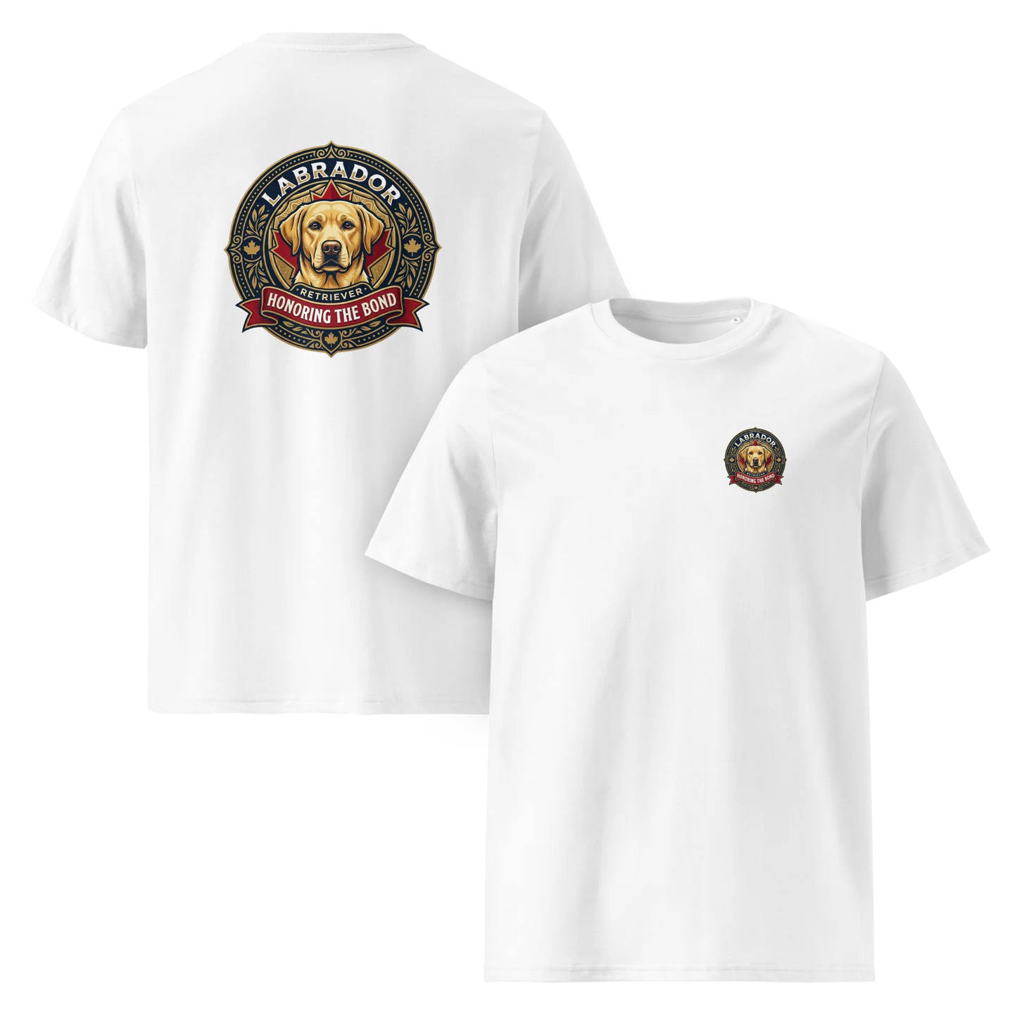 Labrador Dog Badge – Bio-T-Shirt