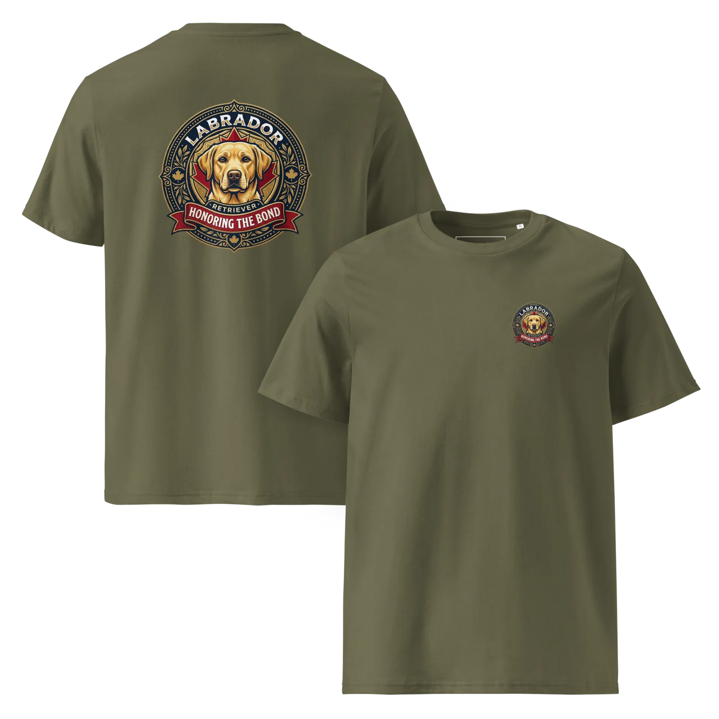 Labrador Dog Badge – Bio-T-Shirt
