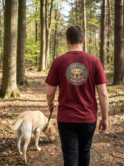 Labrador Dog Badge – Bio-T-Shirt
