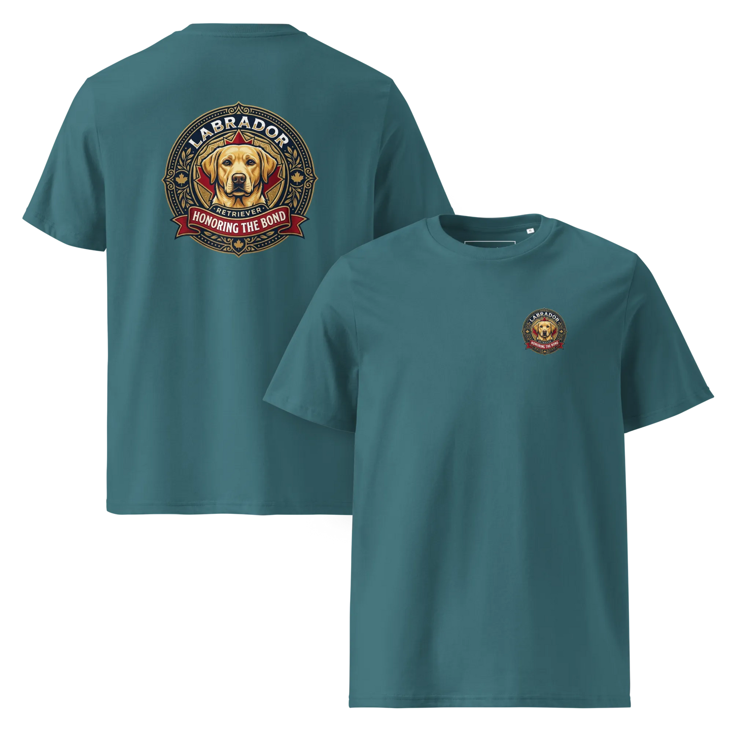 Labrador Dog Badge – Bio-T-Shirt