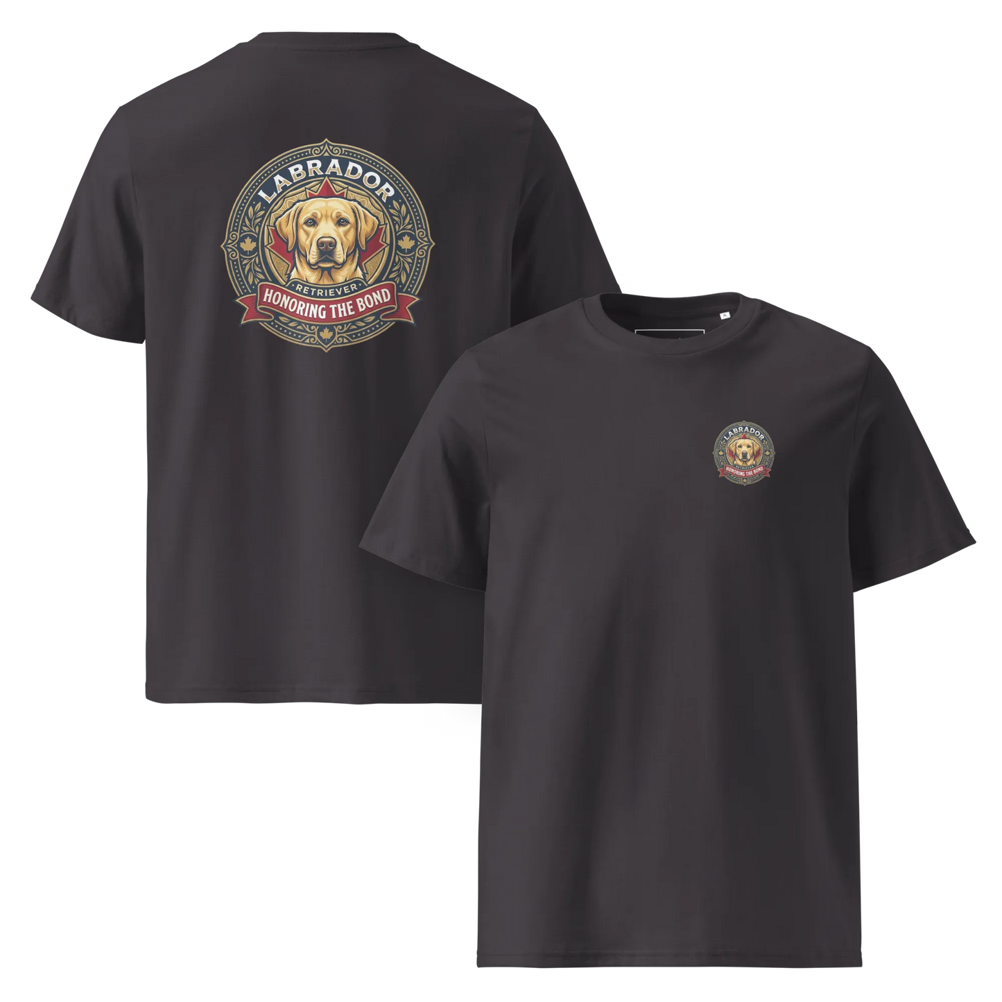 Labrador Dog Badge – Bio-T-Shirt