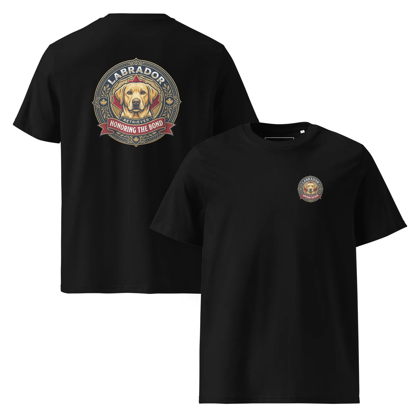 Labrador Dog Badge – Bio-T-Shirt