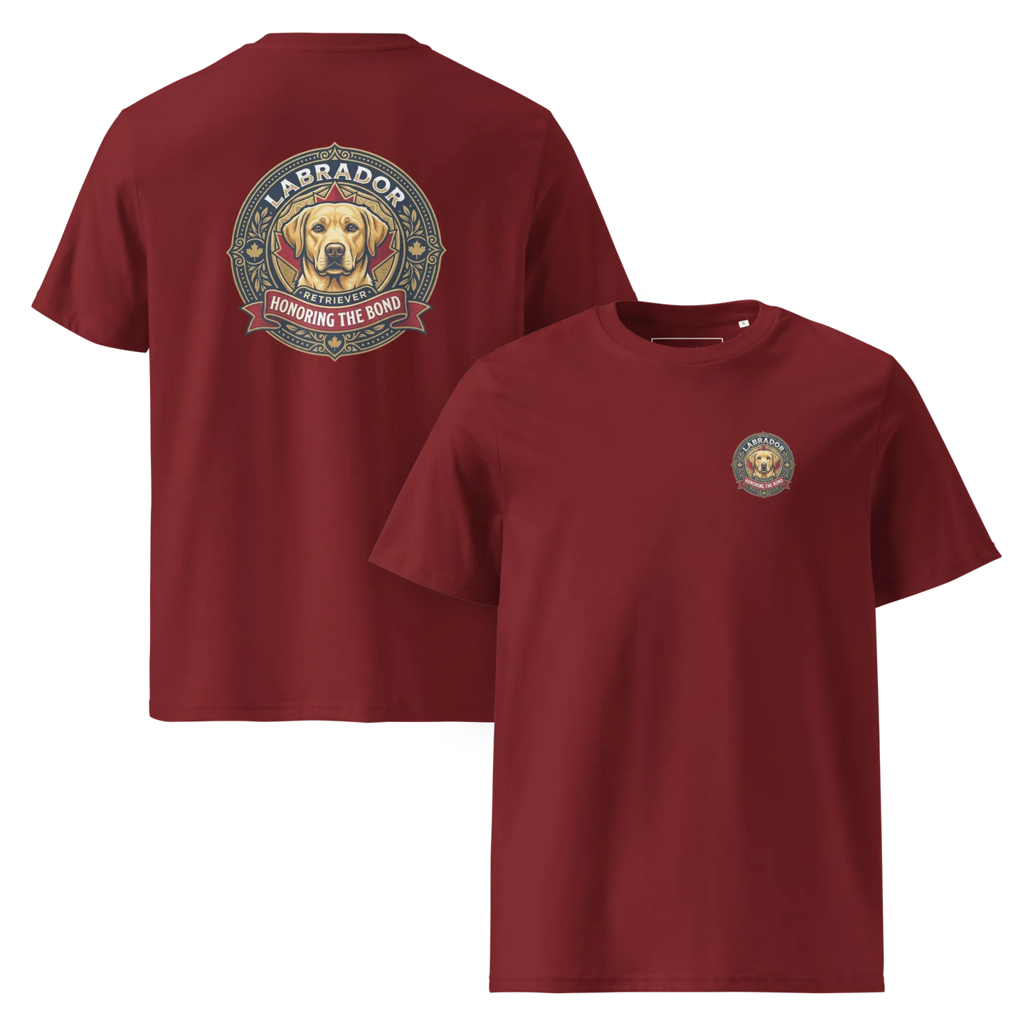 Labrador Dog Badge – Bio-T-Shirt
