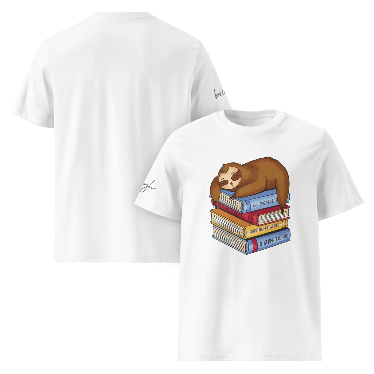 Gemütliches Faultier T-Shirt aus Bio-Baumwolle – Schlafshirt für Entspannte Nächte