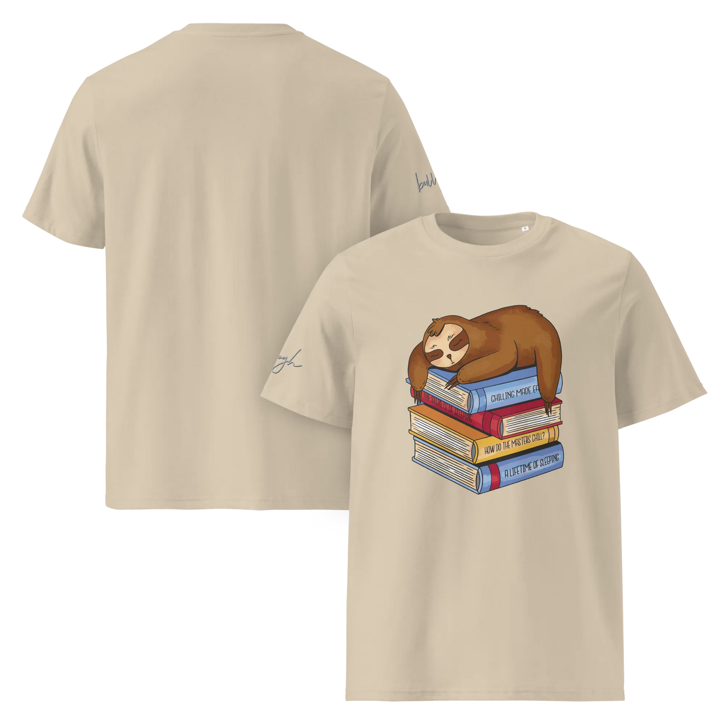 Gemütliches Faultier T-Shirt aus Bio-Baumwolle – Schlafshirt für Entspannte Nächte
