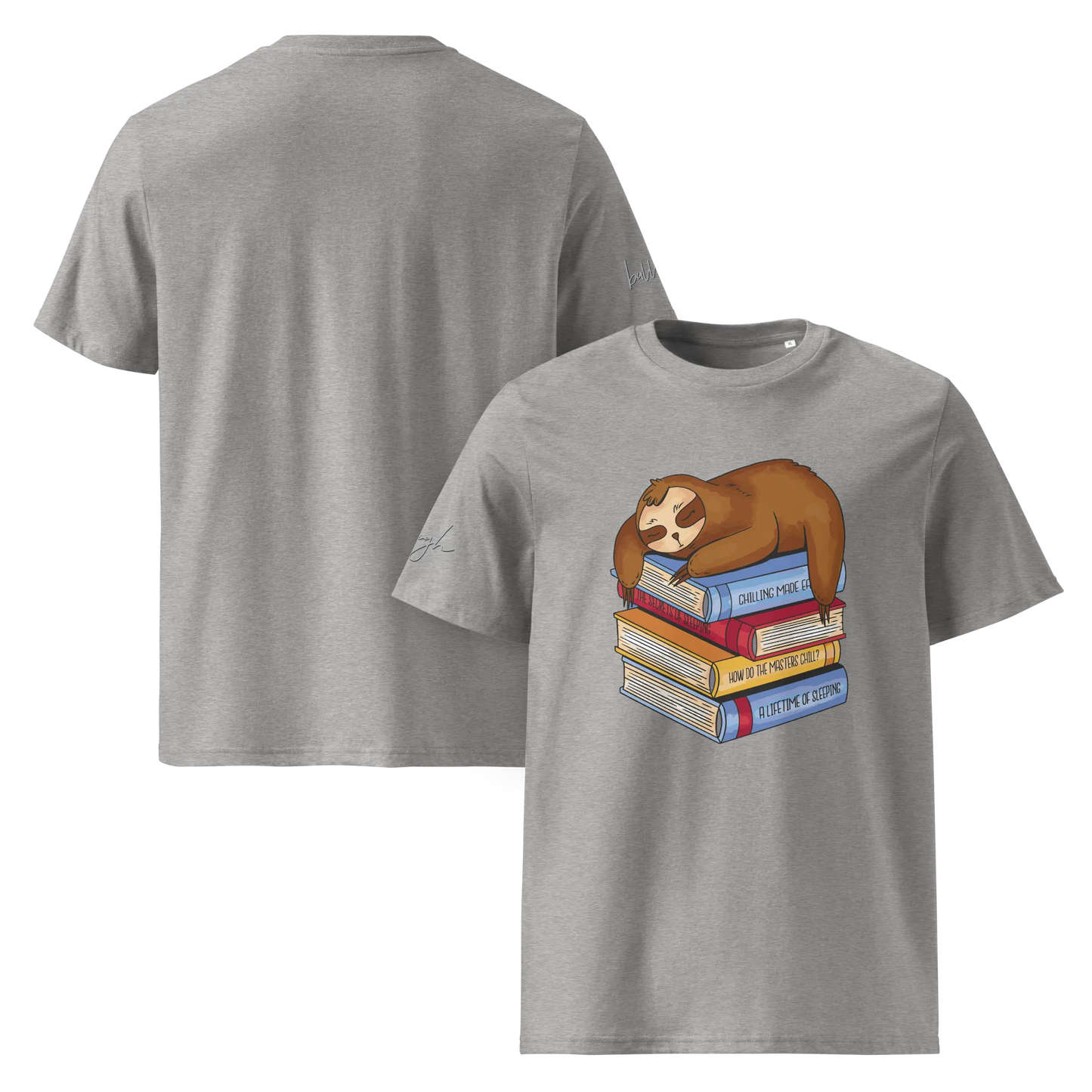 Gemütliches Faultier T-Shirt aus Bio-Baumwolle – Schlafshirt für Entspannte Nächte