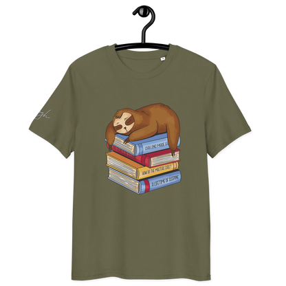 Gemütliches Faultier T-Shirt aus Bio-Baumwolle – Schlafshirt für Entspannte Nächte