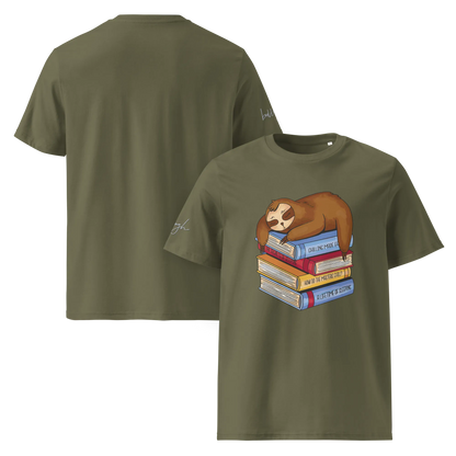 Gemütliches Faultier T-Shirt aus Bio-Baumwolle – Schlafshirt für Entspannte Nächte