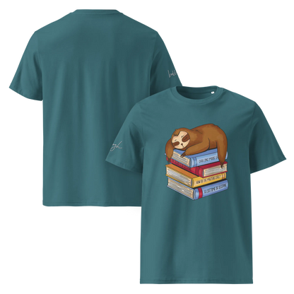 Gemütliches Faultier T-Shirt aus Bio-Baumwolle – Schlafshirt für Entspannte Nächte