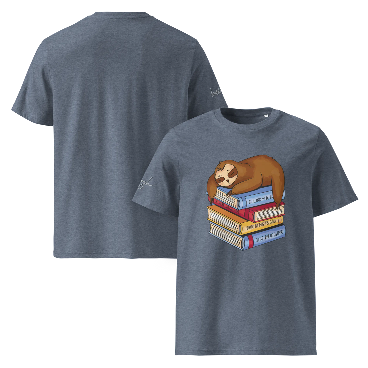 Gemütliches Faultier T-Shirt aus Bio-Baumwolle – Schlafshirt für Entspannte Nächte