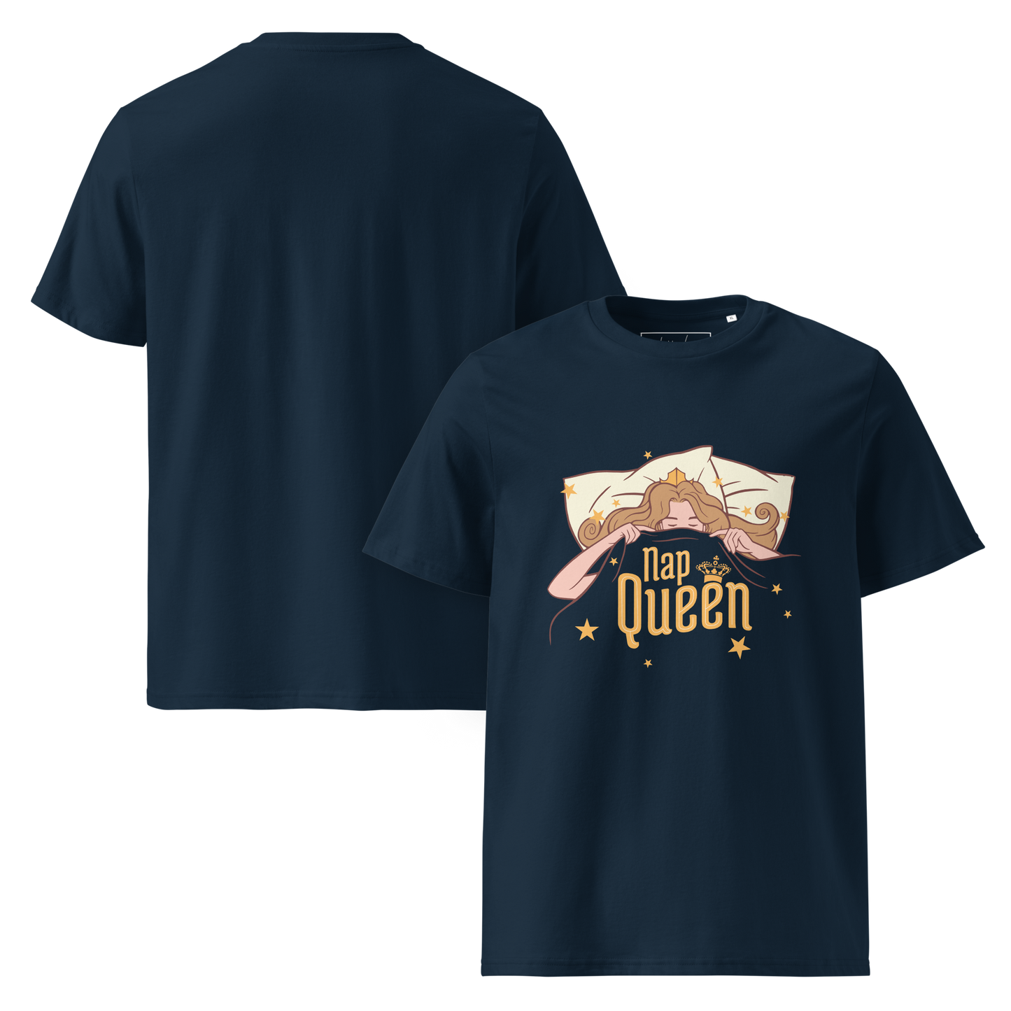 Lazy Queen – Königliches Bio-Schlafshirt aus Bio-Baumwolle
