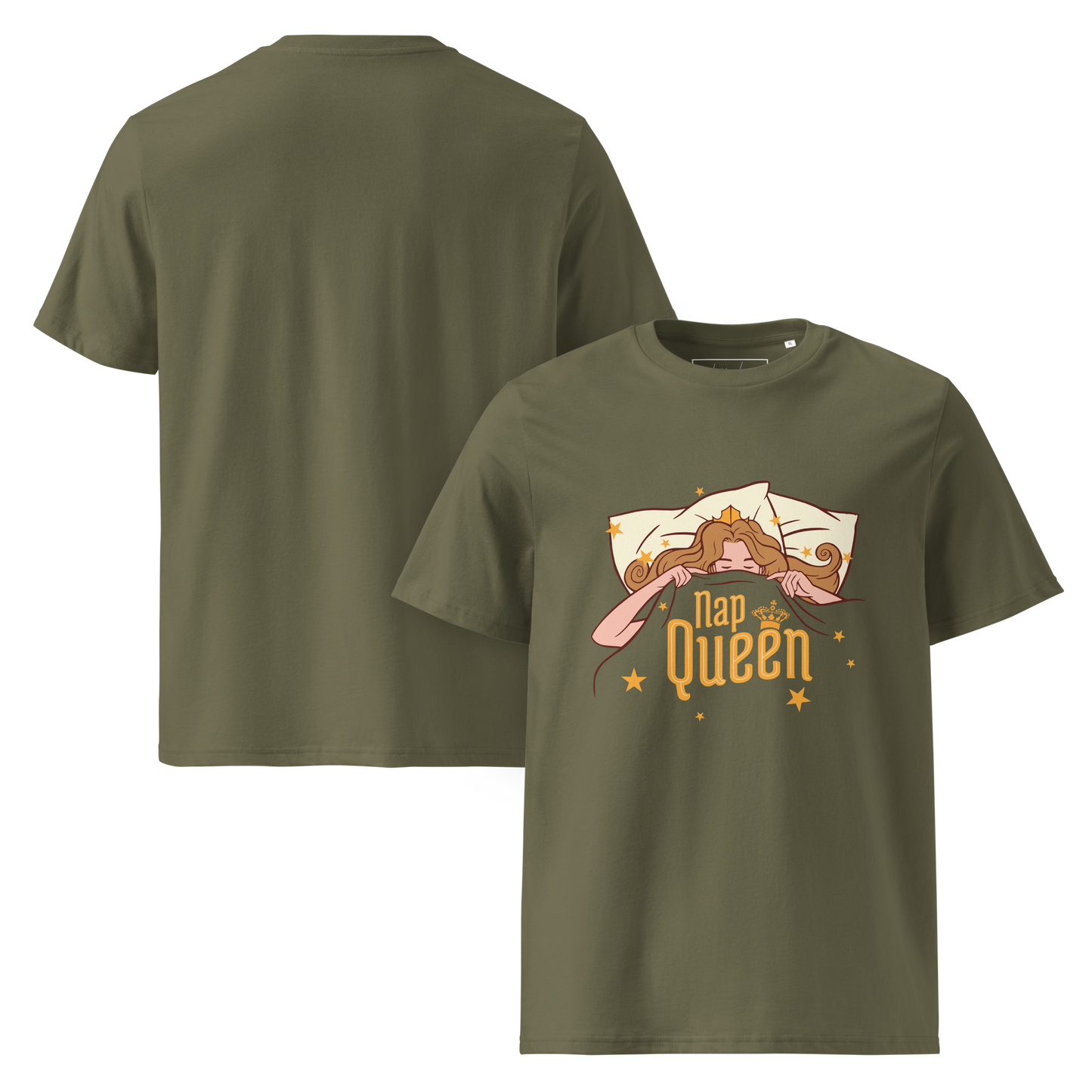 Lazy Queen – Königliches Bio-Schlafshirt aus Bio-Baumwolle