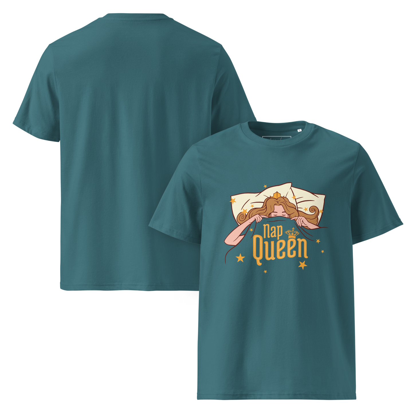 Lazy Queen – Königliches Bio-Schlafshirt aus Bio-Baumwolle