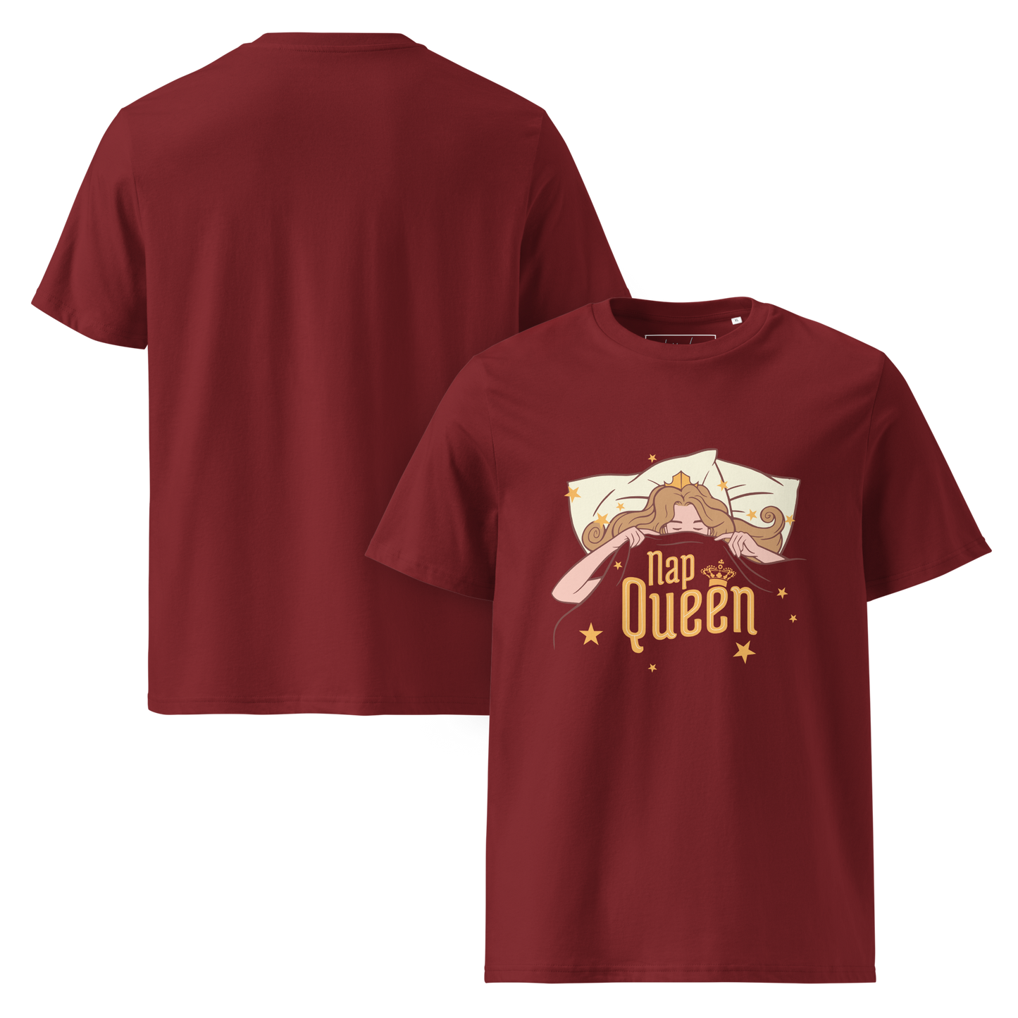 Lazy Queen – Königliches Bio-Schlafshirt aus Bio-Baumwolle