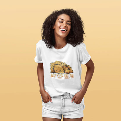 Just Lion Around – Löwen Schlafshirt aus Bio Baumwolle 🦁