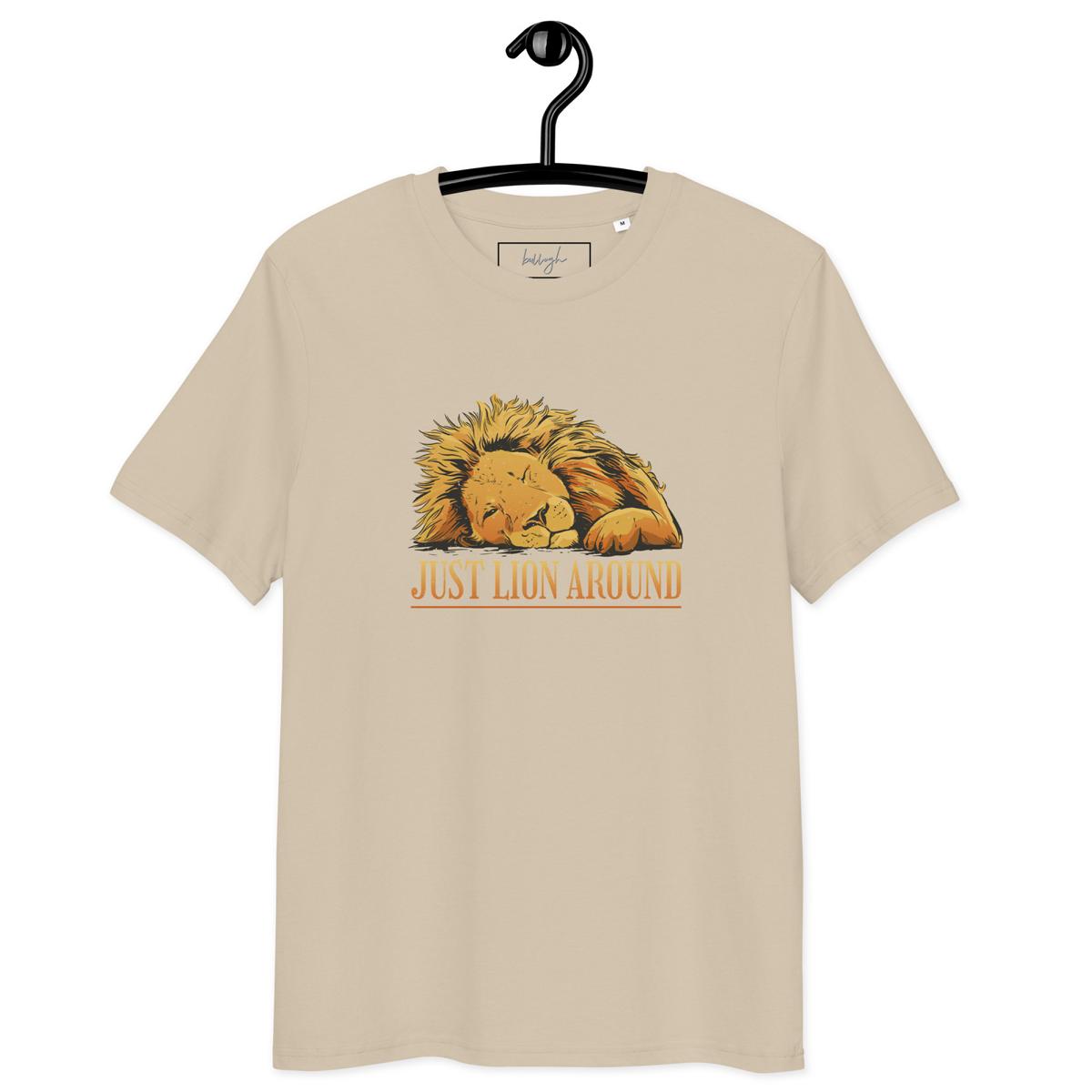 Just Lion Around – Löwen Schlafshirt aus Bio Baumwolle 🦁