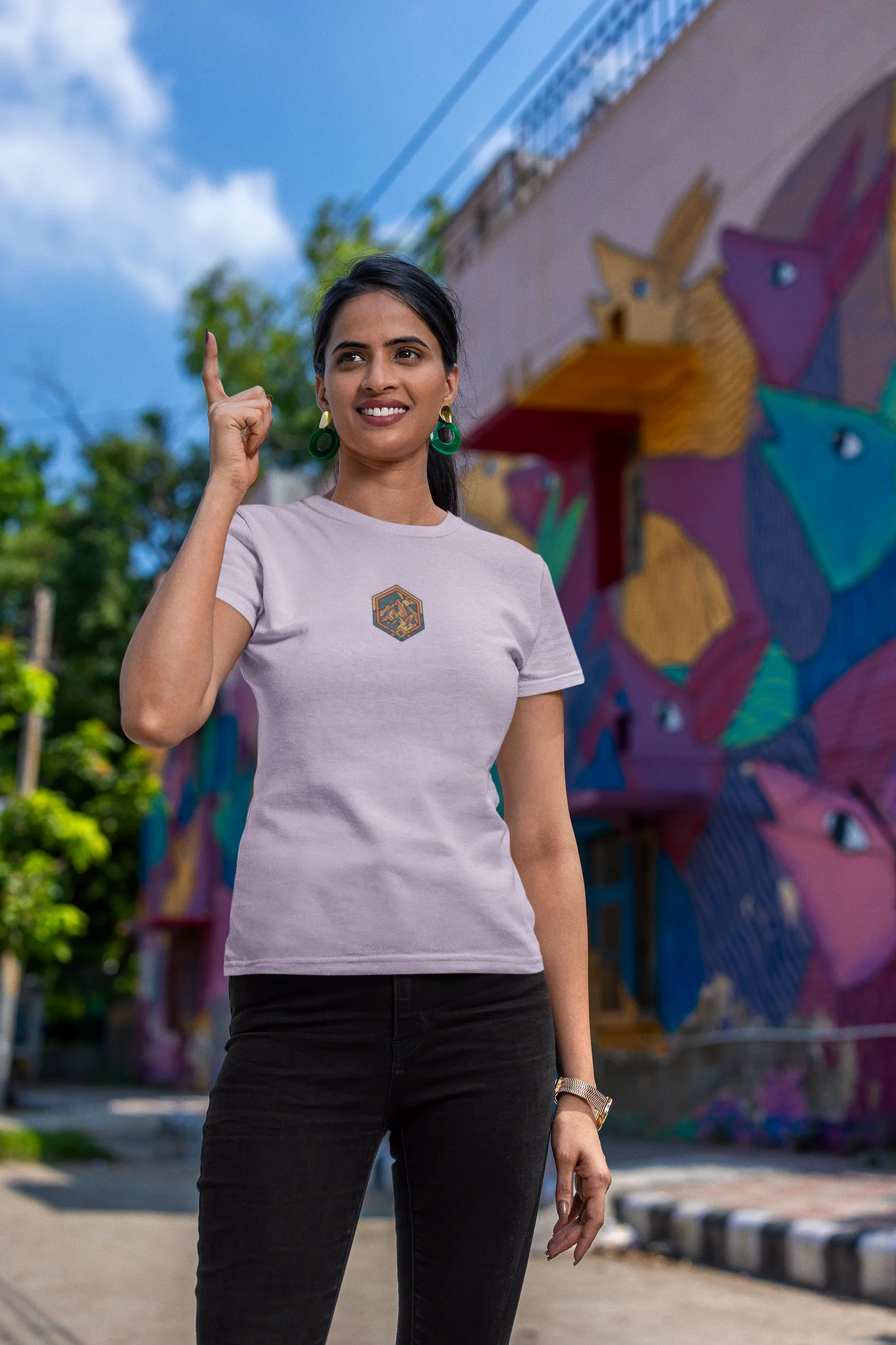 Mountain Badge – Bio-T-Shirt | bullogh