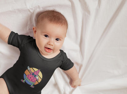 Nachhaltiger Baby Body aus Bio - Baumwolle – Mit süßem Wassermelonen Design - bullogh#