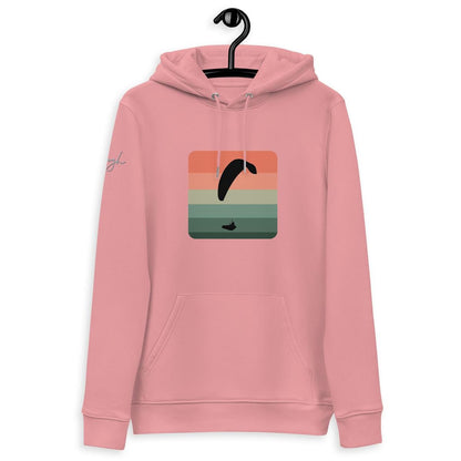 Nachhaltiger Bio - Baumwoll - Hoodie Paragliding Cube 2 – Umweltbewusste Mode für Abenteurer - bullogh#