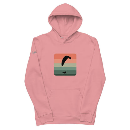 Nachhaltiger Bio - Baumwoll - Hoodie Paragliding Cube 2 – Umweltbewusste Mode für Abenteurer - bullogh#