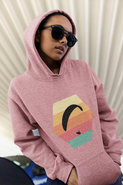 Nachhaltiger Bio - Baumwoll - Hoodie Paragliding Hexagon v2 für Gleitschirm - Fans - bullogh#