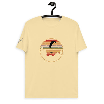 Nachhaltiges Bio - Baumwoll T-Shirt - Paragliding Forest Design | Perfekt für Gleitschirmflieger und Paragliding - Fans - bullogh#